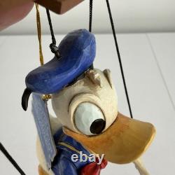 Disney Showcase Jim Shore Traditions Donald Duck Marionettes 4023578 Enesco