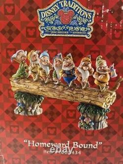 Disney Showcase Traditions Enesco Seven Dwarfs Homeward Bound 4005434 w, box