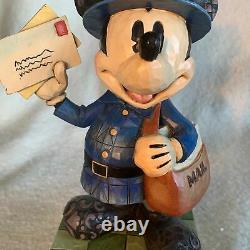 Disney Showcase Traditions Jim Shore Enesco Mickey Mouse Special Delivery