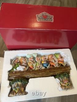 Disney Showcase Traditions Jim Shore Enesco Seven Dwarfs Homeward 4005434 New