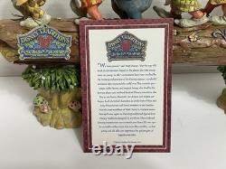 Disney Showcase Traditions Jim Shore Enesco Seven Dwarfs Homeward Bound B4