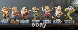 Disney Showcase Traditions Seven Dwafs Figurines PERFECT CONDITION RARE