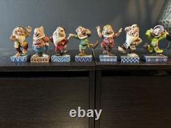 Disney Showcase Traditions Seven Dwafs Figurines PERFECT CONDITION RARE