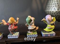 Disney Showcase Traditions Seven Dwafs Figurines PERFECT CONDITION RARE