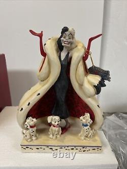 Disney Tradition Cruella De Vil Jim Shore Figurine 6005970 The Cute & The Cruel