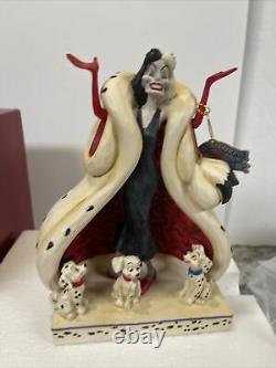 Disney Tradition Cruella De Vil Jim Shore Figurine 6005970 The Cute & The Cruel