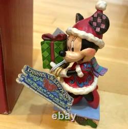 Disney Tradition Enesco Showcase Collection Minnie Mouse Jim Shore Christmas KN