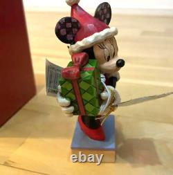 Disney Tradition Enesco Showcase Collection Minnie Mouse Jim Shore Christmas KN