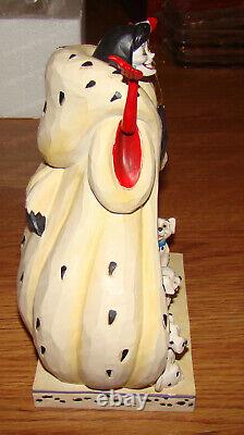 Disney Tradition Jim Shore 101 Dalmatians The CUTE & THE CRUEL (6005970) Cruella