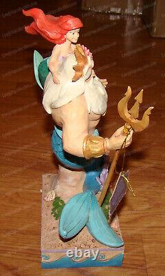 Disney Tradition, Jim Shore DADDY'S LITTLE PRINCESS (4059730) Ariel, King Triton