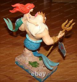 Disney Tradition, Jim Shore DADDY'S LITTLE PRINCESS (4059730) Ariel, King Triton