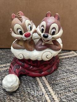 Disney Tradition by Enesco Chip'n Dale Holly Jolly Xmas figurine