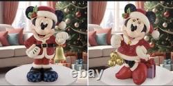 Disney Traditions 17 Holiday Mickey with Bells Statues by Jim Shore