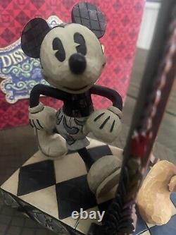 Disney Traditions 80 Years Of Laughter Mickey Mouse Jim Shore Figurine With Box