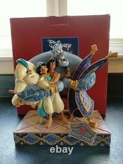 Disney Traditions Aladdin Group Hug Rare Enesco Showcase Jim Shore Figure Large