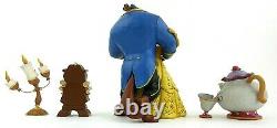 Disney Traditions Beauty Beast Mrs Potts Chip Lumiere Cogsworth Jim Shore Enesco