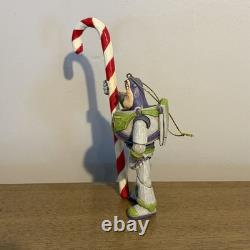 Disney Traditions Buzz Lightyear Figurine With Candy Cane Rare A23461 Toy Story