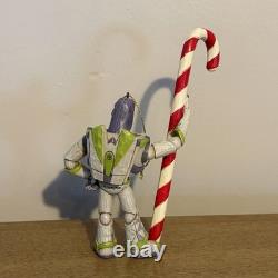 Disney Traditions Buzz Lightyear Figurine With Candy Cane Rare A23461 Toy Story