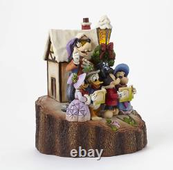 Disney Traditions By Jim Shore Mickey And Friends Caroling Light Up Stone Resin