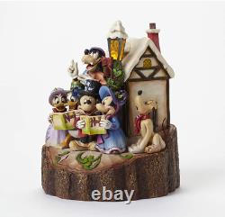 Disney Traditions By Jim Shore Mickey And Friends Caroling Light Up Stone Resin