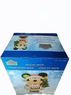 Disney Traditions Christmas Decor Mickey Mouse Old St Mick Jim Shore 17 NEW