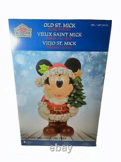 Disney Traditions Christmas Decor Mickey Mouse Old St Mick Jim Shore 17 NEW