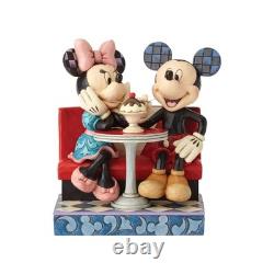 Disney Traditions Collection by Jim Shore Mickey and Minnie Mouse Soda Shop F