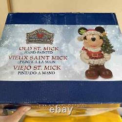 Disney Traditions Costco Jim Shore 17 inch Mickey Old St. Mick Christmas Enesco