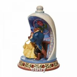 Disney Traditions Enchanted Love Beauty and the Beast Rose Dome Figurine 6008995
