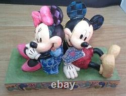 Disney Traditions Enesco Jim Shore Mickey & Minnie Mouse Bookends