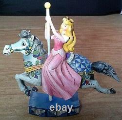 Disney Traditions Enesco Jim Shore Princess of Beauty Aurora Carousel Horse