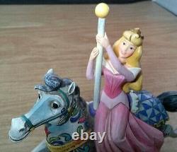 Disney Traditions Enesco Jim Shore Princess of Beauty Aurora Carousel Horse
