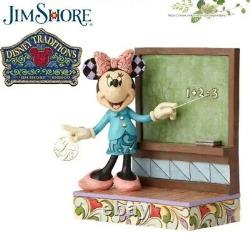 Disney Traditions Enesco Minnie Mouse Jim Shore Teaching Teacher Class Act KN