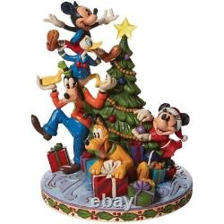 Disney Traditions Fab 5 Decorating Tree by Jim Shore Statue