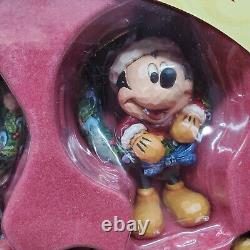 Disney Traditions Fab 5 Mickey Friends Holiday Ornament Set Jim Shore Enesco