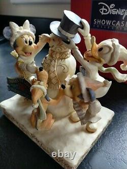 Disney Traditions Frosty Friendship Christmas Ornament White Woodland Mickey