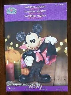 Disney Traditions Halloween 2021 Vampire Mickey 17 in Figurine by Jim Shore