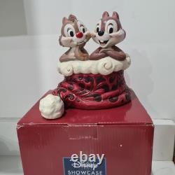 Disney Traditions Holly Jolly Christmas Chip & Dale Chipmunks Jim Shore Enesco