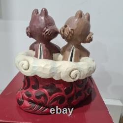 Disney Traditions Holly Jolly Christmas Chip & Dale Chipmunks Jim Shore Enesco