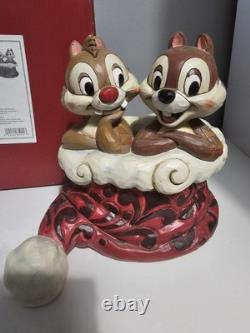 Disney Traditions Holly Jolly Christmas Chip & Dale Jim Shore Boxed