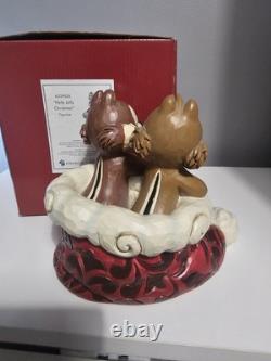 Disney Traditions Holly Jolly Christmas Chip & Dale Jim Shore Boxed