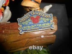 Disney Traditions Homeward Bound 7 Dwarfs Figurines on a Log MIB