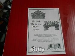 Disney Traditions Homeward Bound 7 Dwarfs Figurines on a Log MIB