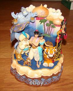 Disney Traditions Jim Shore A WONDROUS PLACE (6008999) Carved by Heart ALADDIN