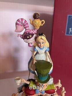 Disney Traditions Jim Shore Alice in Wonderland Stacked We're All Mad Here NEW