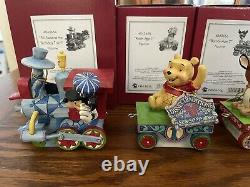 Disney Traditions Jim Shore Birthday Train Complete Set Ages 1 9 All New