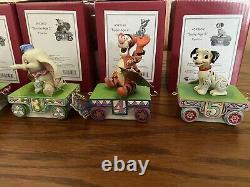 Disney Traditions Jim Shore Birthday Train Complete Set Ages 1 9 All New