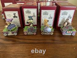 Disney Traditions Jim Shore Birthday Train Complete Set Ages 1 9 All New