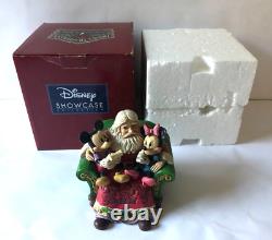 Disney Traditions Jim Shore CHRISTMAS WISHES Santa Mickey Minnie Mouse Figurine