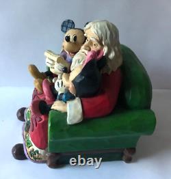 Disney Traditions Jim Shore CHRISTMAS WISHES Santa Mickey Minnie Mouse Figurine